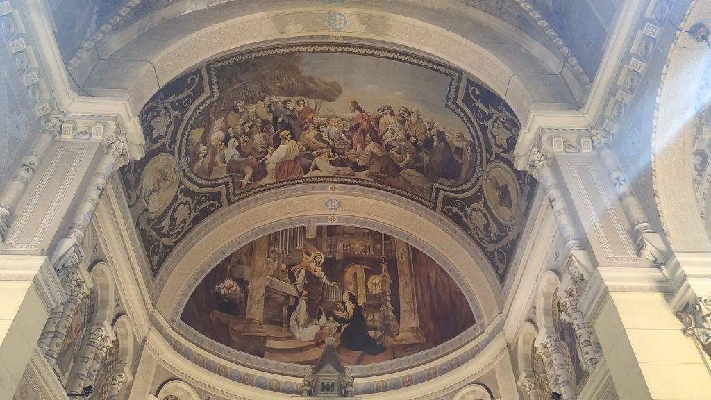 El altar mayor - Frescos