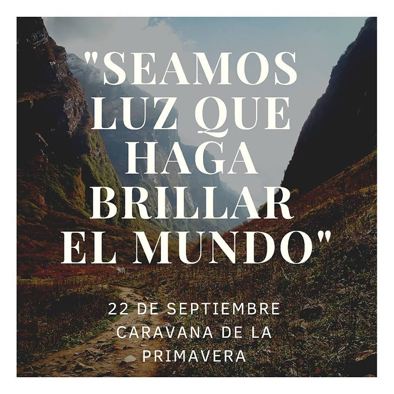 Caravana de la Primavera - Todos los años se realiza con un slogan.