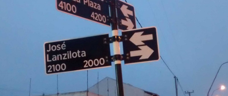 Calles de Mar del Plata - Jose Lanzilota nació en Italia y ejerció el periodismo primero en Bahía Blanca y desde 1940 se radicó en Mar del Plata. PhotoCredit: Antes de Ser Calle.