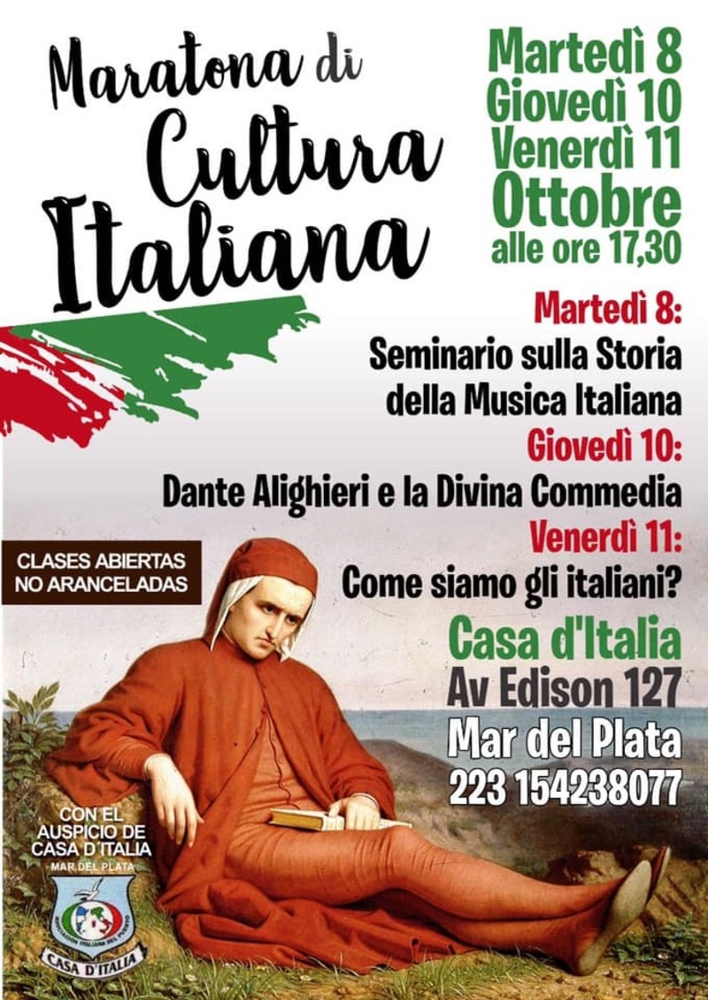 Semana de la Lengua Italiana - Maratona Di Cultura Italiana