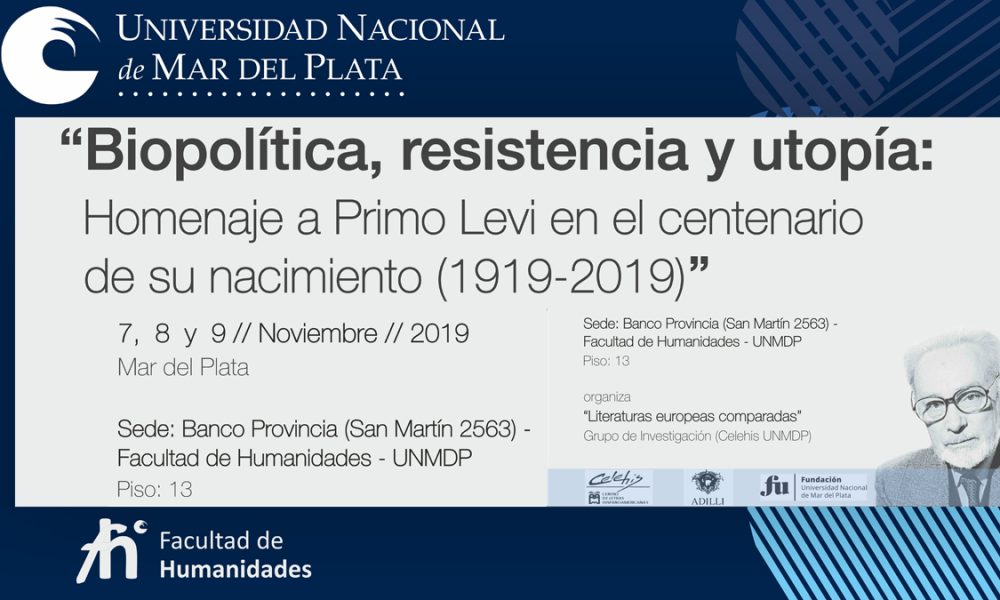 Primo Levi - Homenaje en la UNMDP.