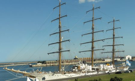 La Fragata Libertad - La nave en Mar del Plata.
