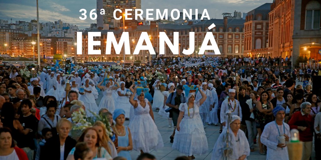 Iemanjá - Ceremonia en Mar del Plata.