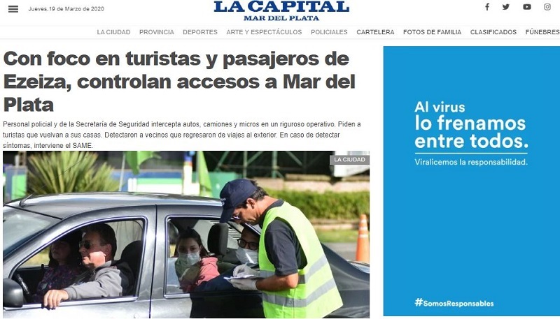 #SomosResponsables - Sitio web La Capital