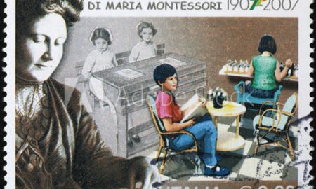 María Montessori - Estampilla Montessori
