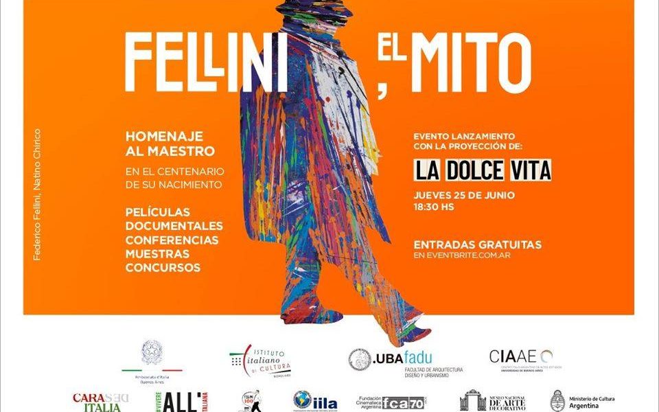 Fellini - Flyer Fellini El Maestro.