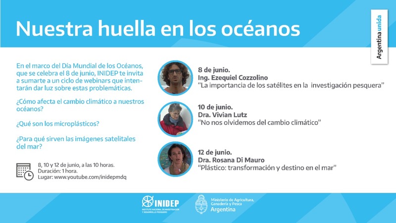 Océanos - Flyer De Las Charlas Del Océano.