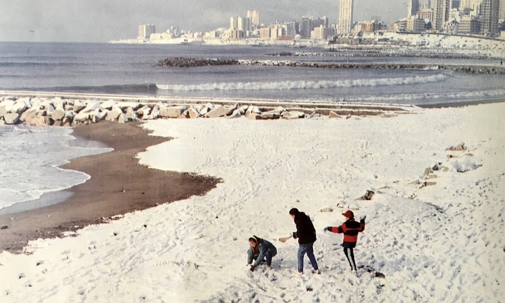 Nevadas - Playa En Mar Del Plata Nevada