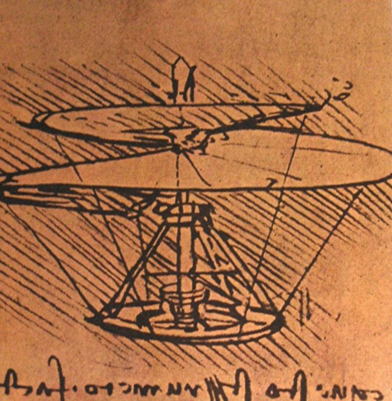 Barco - Imagen de uno de los inventos de Da Vinci.