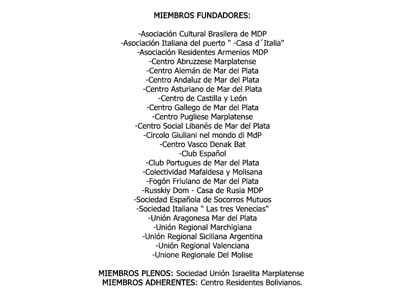 Encuentro - Miembros De La Union De Colectividades.