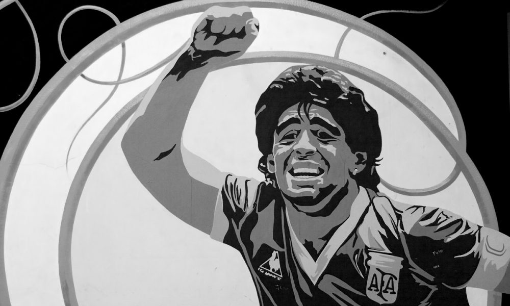 Maradona - Ilustración de Maradona.