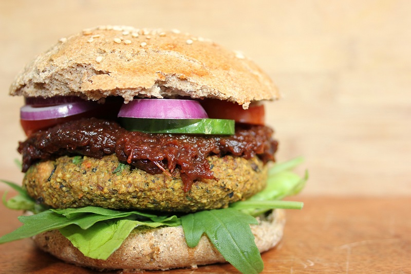 Mar del Veg - Hamburguesa Vegan.