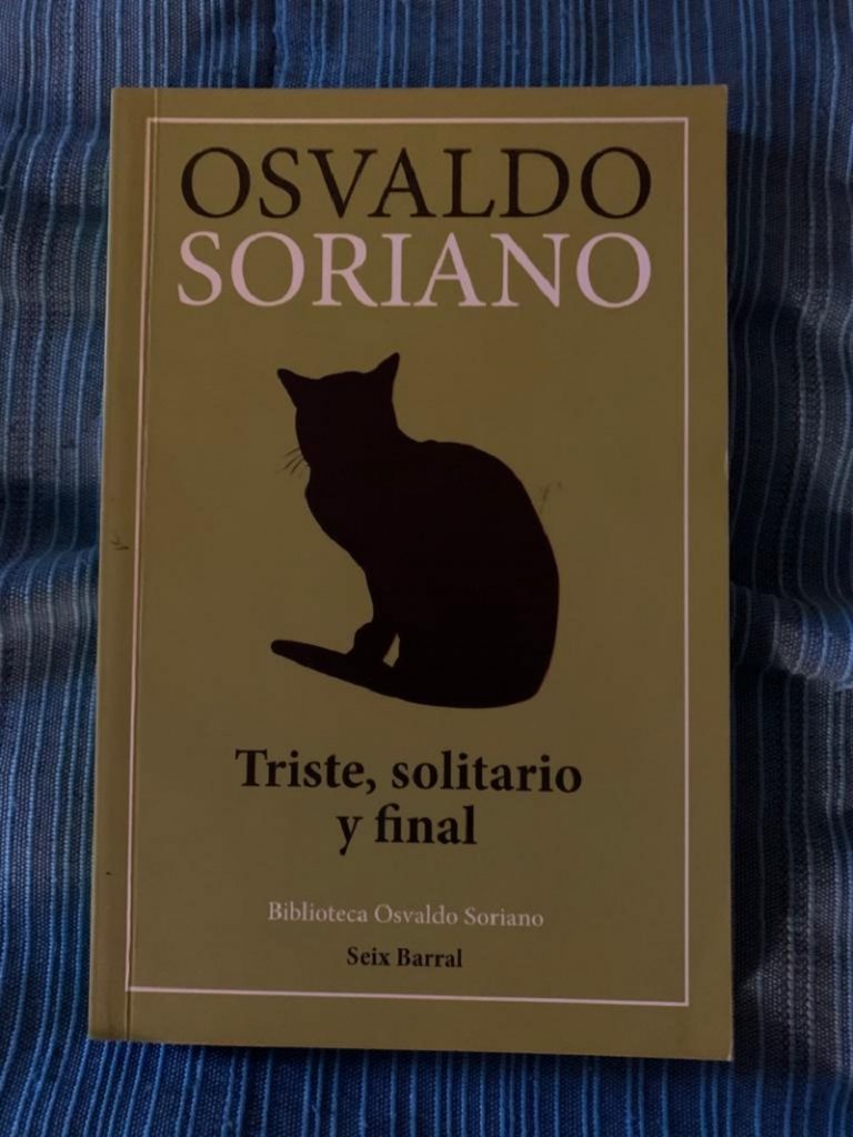 Osvaldo Soriano - Tapa Del Libro Triste Solitario Y Final.