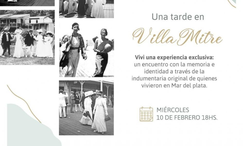 Una tarde en Villa Mitre - Invitación Una Tarde En Villa Mitre.