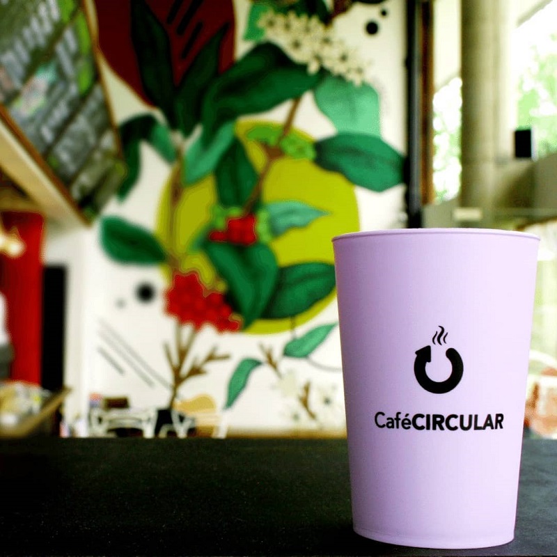 Café Circular - Imagen De Un Café Circular.