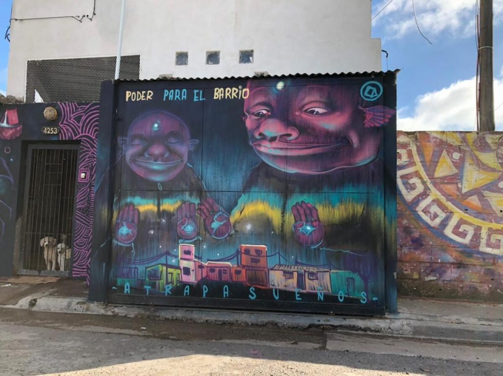 Proyecto Atrapasueños - Mural principal.