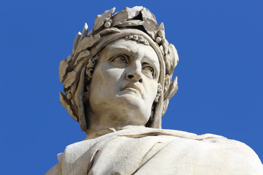 Dantedì - Estatua De Dante Alighieri.