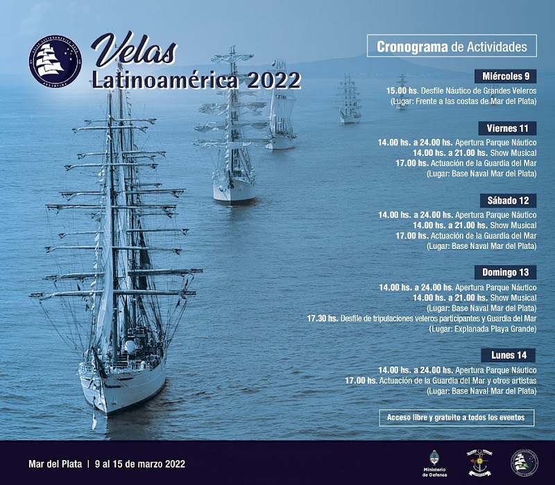 Velas Latinoamérica - Cronograma Actividades Velas Latinoamerica.