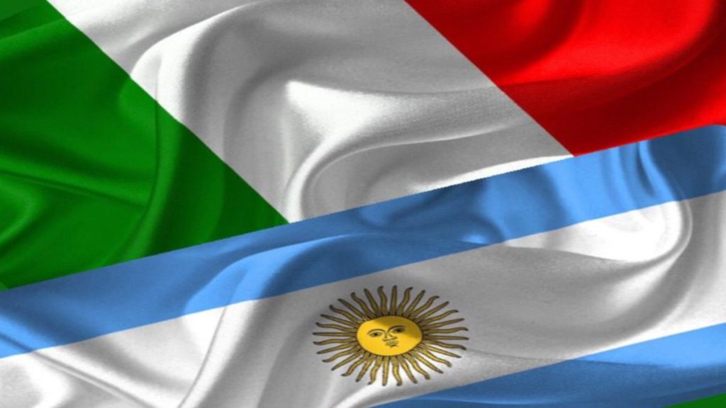 Idioma cooficial - Banderas De Italia Y Argentina Unidas.