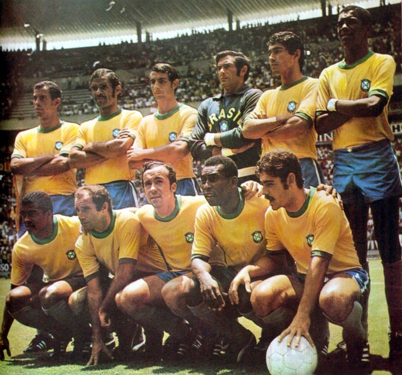 Pelé - Pele Con La Seleccion De Brasil.