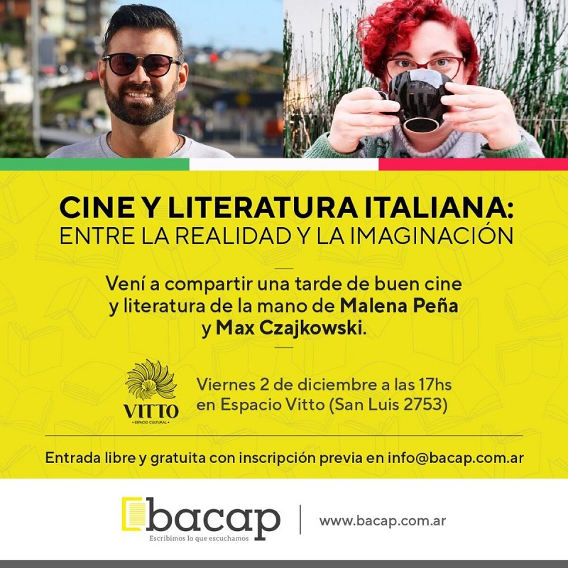 Charla Sobre Cine Y Literatura Italiana - Cine Y Literatura Charla Italiana.