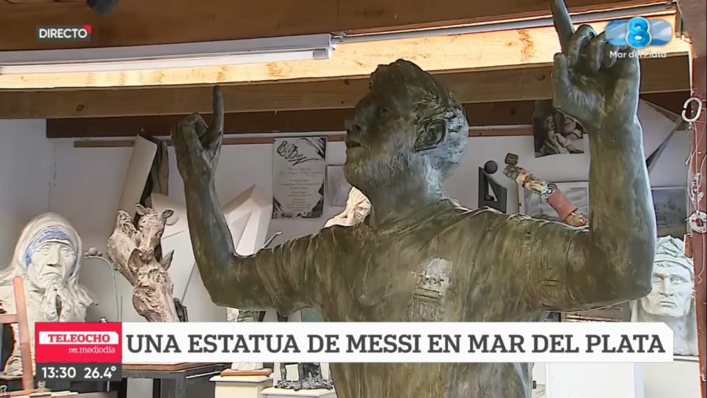 Messi - Escultura De Messi.