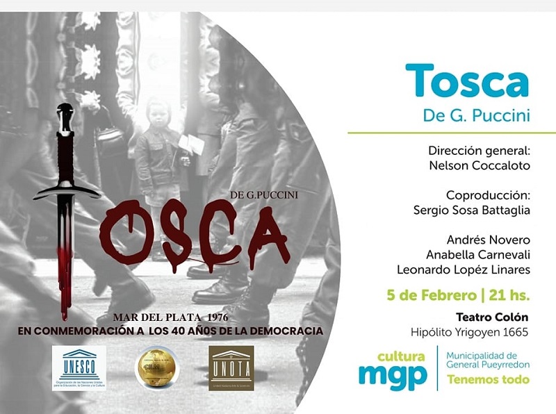 Ópera - Invitacion Tosca Mar Del Plata.