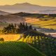 Dolce far niente - Tuscany Landscape Panorama At Sunrise, Val D'orcia, Italy