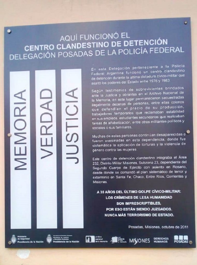 Memoria - Placa Conmemorativa
