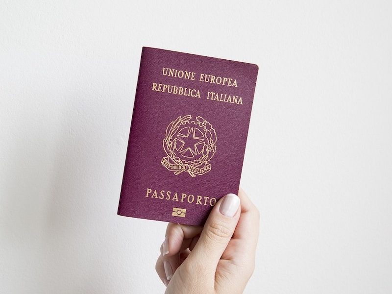 ciudadanía italiana - Passaporto