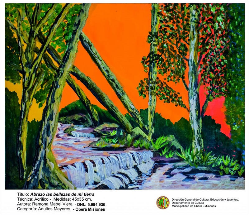 Juegos Culturales Evita - Pintura Am Ramona Mabel Viera Obera