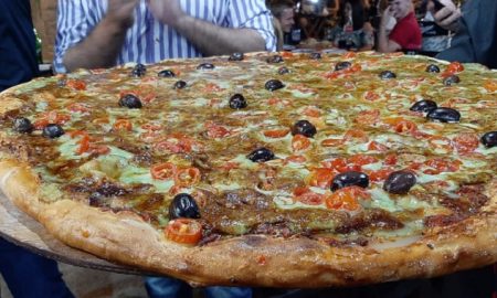 Pizza De Yerba Mate - la comida