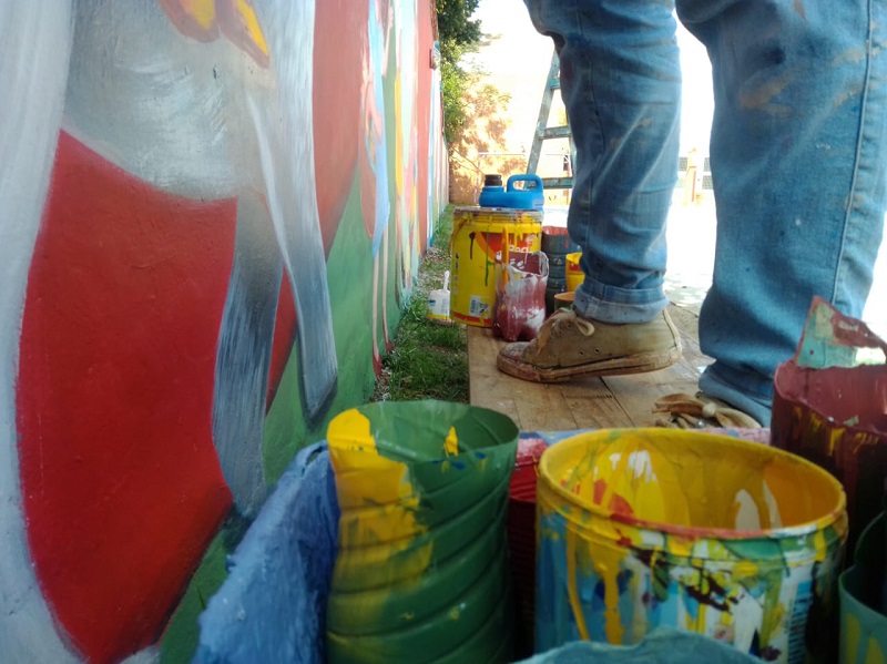 tinte urbano - Trabajando