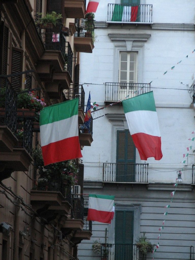 Inmigrante italiano - Banderas Italianas