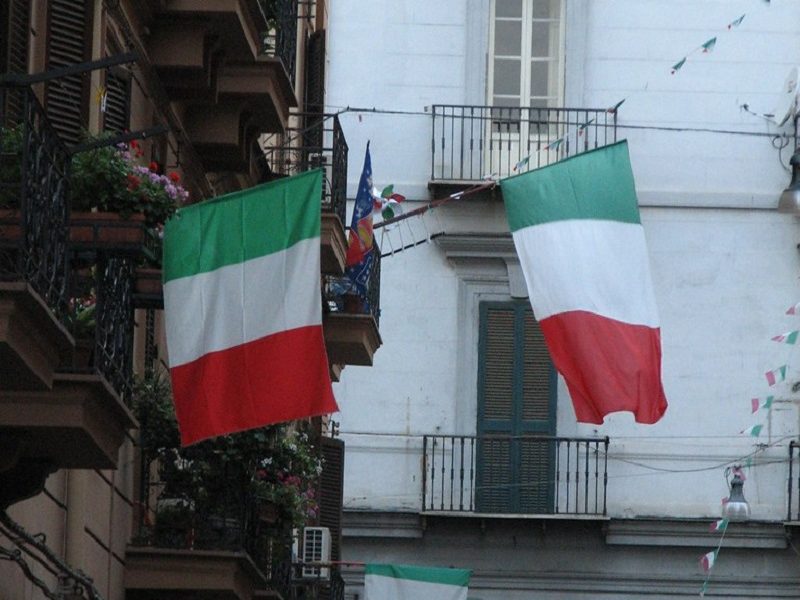 Inmigrante italiano - Banderas Italianas