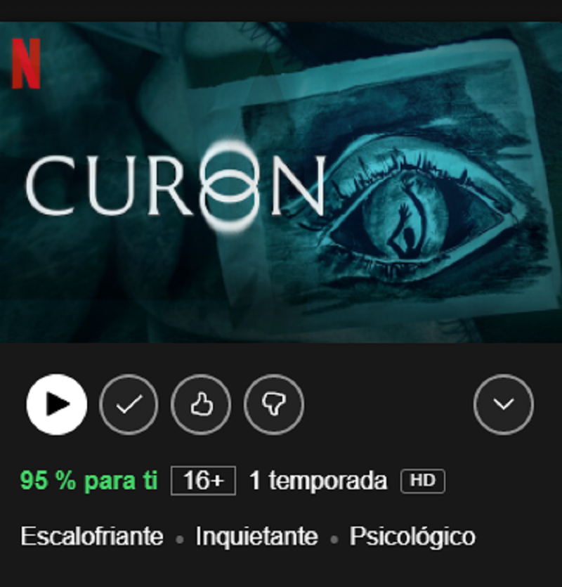 Curon - Portada De La Serie En Netflix