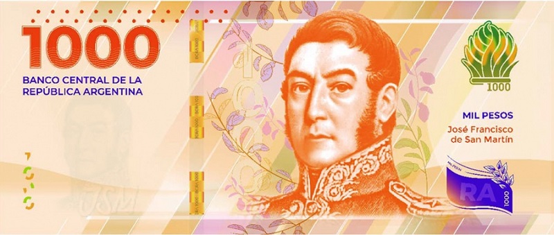 17 de agosto - Proyecto De Billete En Argentin