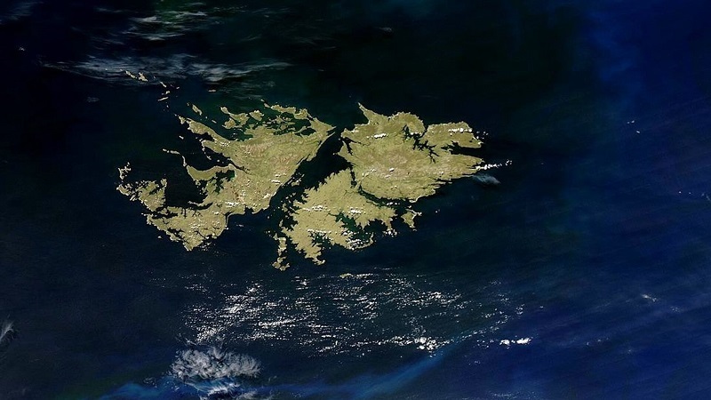 Islas Malvinas Desde Una Visión Satelital