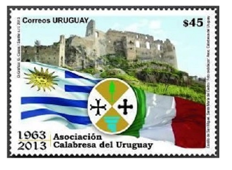 Asociación Calabresa - Sello Correo Uruguayo Asociacion Calabresa