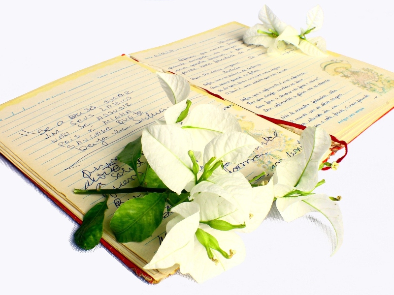 marzo - Cuaderno Con Flores