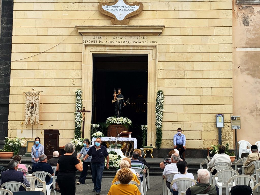 Esposizione della statua di S. Antonio di Padova