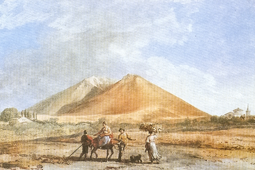 Monti Rossi - dipinto del 1776/79 di Jean-Pierre Houël 