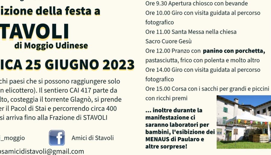 30^ edizione della Festa a Stavoli