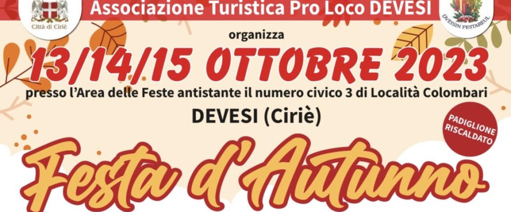 Festa D Autunno Noi Italiani