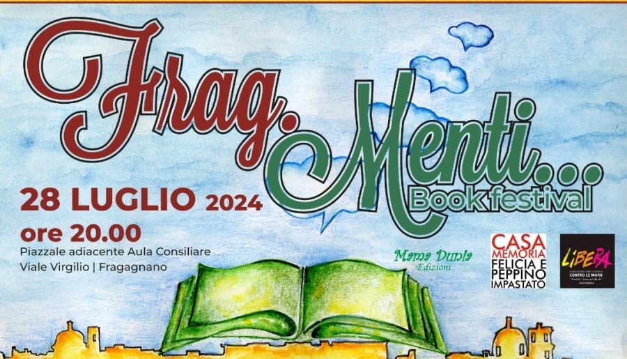 Al via il Frag.Menti Book Festival di Fragagnano