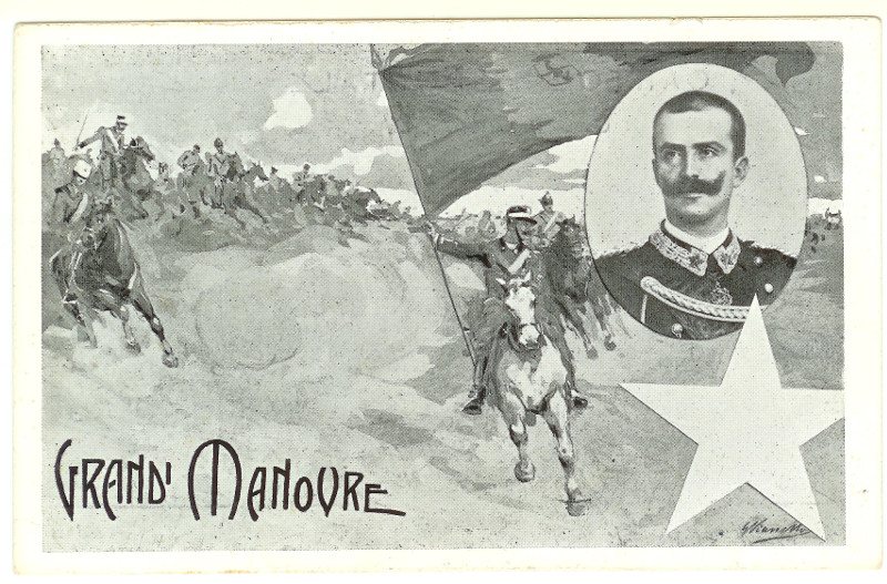 Cartoline illustrate da Vianello Grandi Manovre Agosto Settembre 1903.jpg