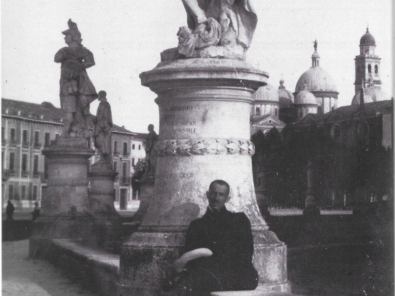 L'Artista In Prato Della Valle A Padova 1907