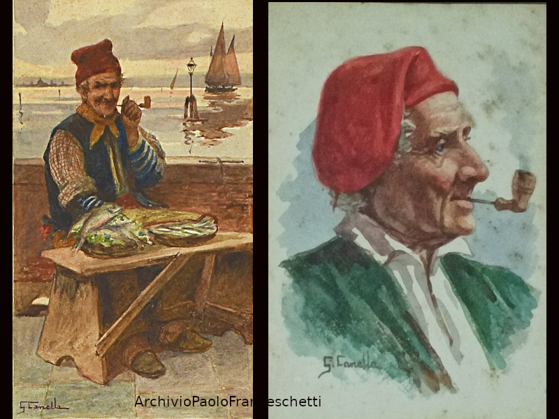 Giuseppe Canella Pescatori chioggiotti