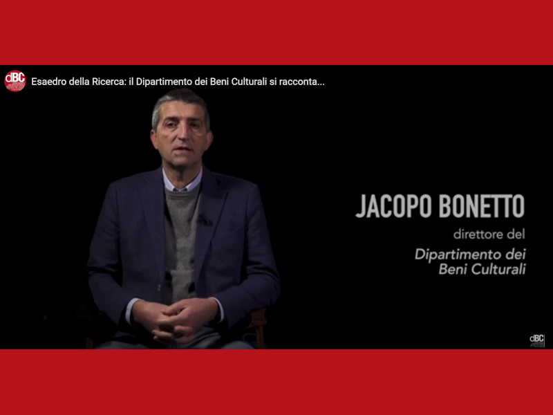 Jacopo Bonetto nel video Esaedro della ricerca