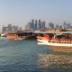 Italiani in Qatar - Imbarcazioni con lo sfondo di Doha